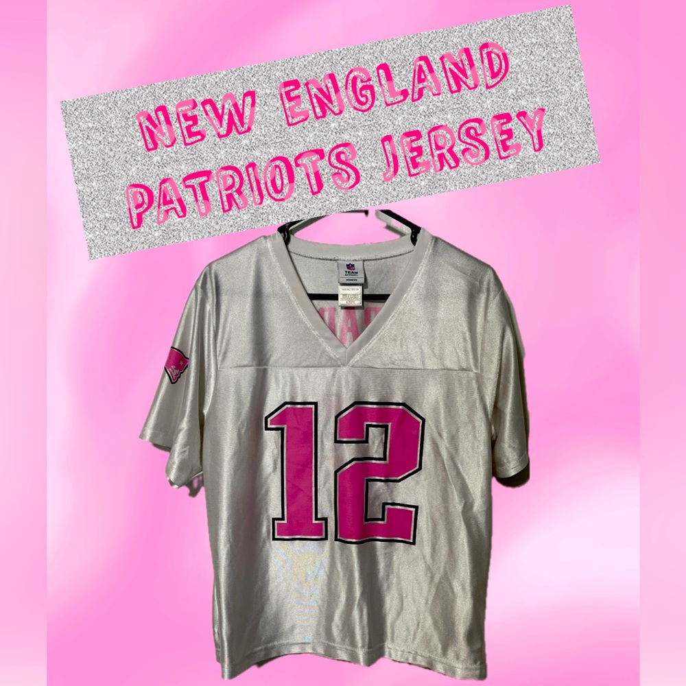 New England Patriots Brady Jersey Pink
Official NFL Certified
Pink and white